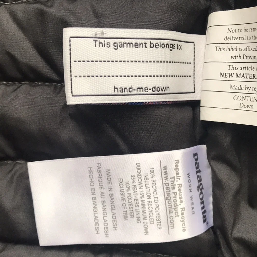 Patagonia Down Vest (size 4T)